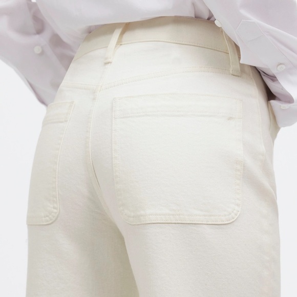 Madewell The Emmett Wide-Leg Full Length Jean: Patch Pocket Edition 32 - Picture 4 of 9